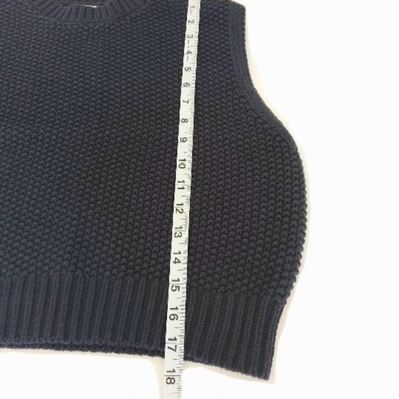 JESSICA SIMPSON Sleeveless Vest/Sweater - Navy Blue Size XS - Picture 3 of 4